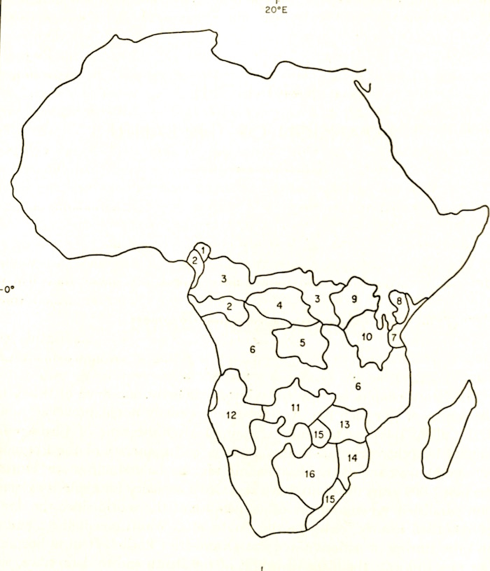 Map 14. Culture Provinces of Bantu Africa - webAfriqa. Semantic Africa Map 14. Culture Provinces of Bantu Africa